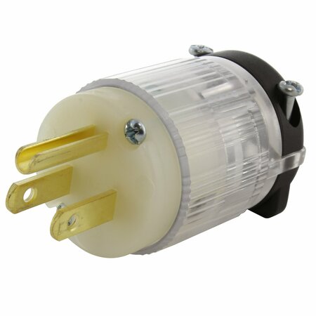 AC WORKS NEMA 5-15P 15A 125V Household Plug with Power Indicator UL, C-UL Approval AS515PL